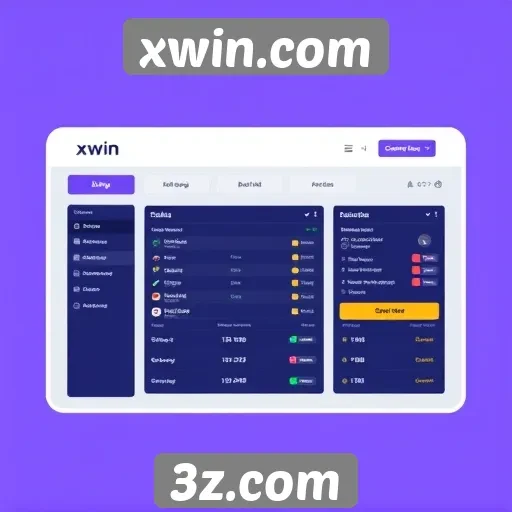 Análise da interface de usuário do xwin.com